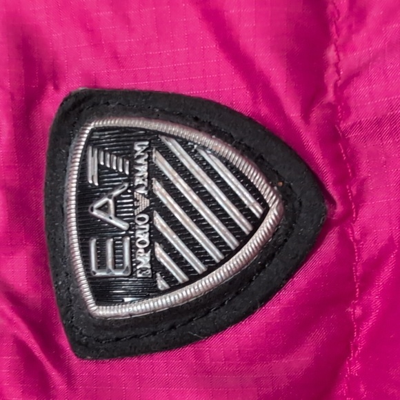 Emporio Armani Pink Puffer Duck Down Girls Jacket Size 6 - Picture 3 of 10